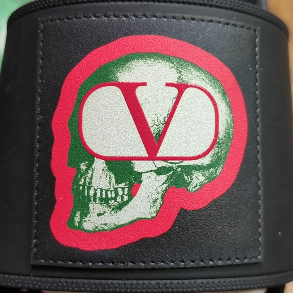 NIB Valentino Black Skull Pool Slide Undercover Jun Takahashi Collab Men's EU 45